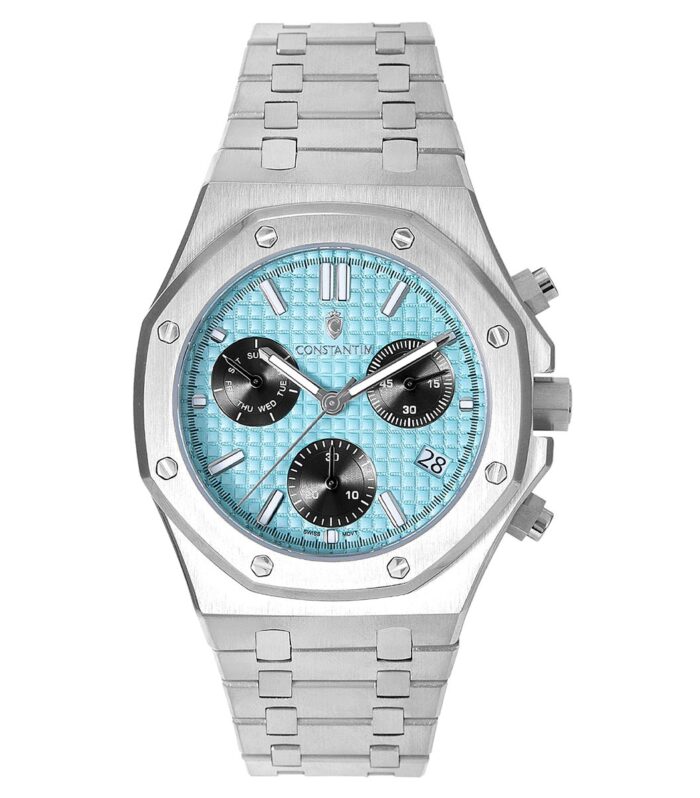 Relógio Constantim Silver Blue